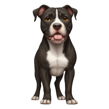 American pitbull terrier dark brindle sticker