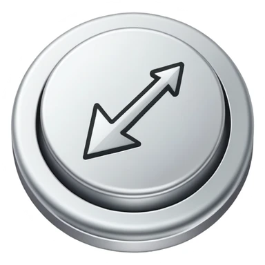 Arrow cursor clicking on a button sticker