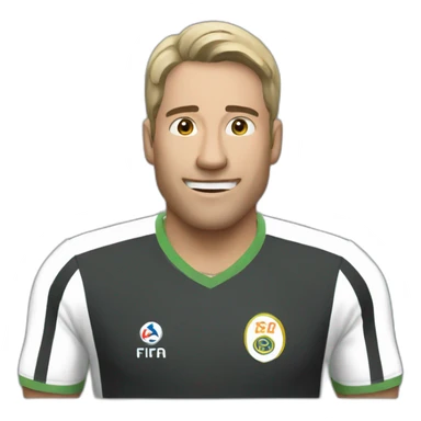 Neil talking about fifa sticker