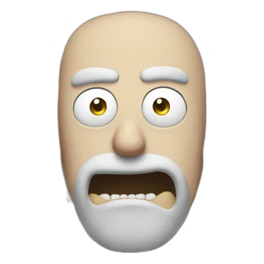 Rick from Rick and morty sticker