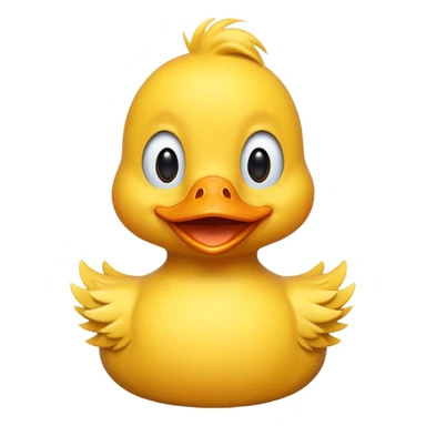 Silly duck sticker