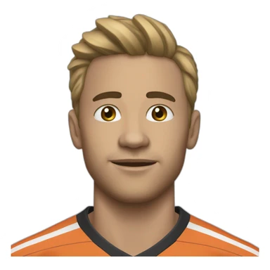 Un footballeur qui célèbre son but sticker