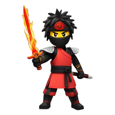 Kai from ninjago sticker