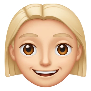 Eye twitching smiling sticker