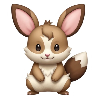 Teddiursa-Minccino-Pichu-fusion  sticker