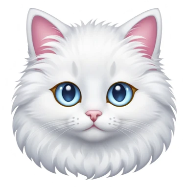 A cat with star eye sticker