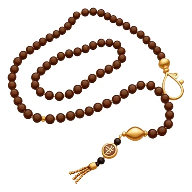 Brown Tasbih sticker