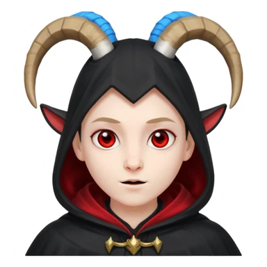 People with goat horn sticker