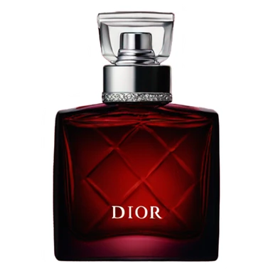 Dark red Dior parfum  sticker