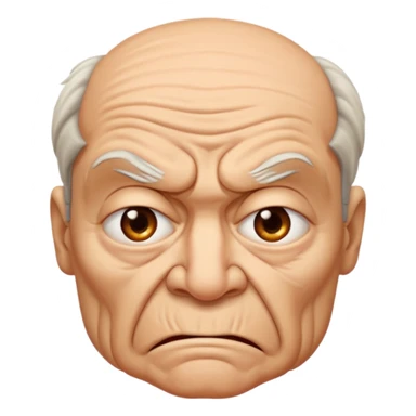 grimacing face sticker