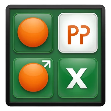 I want to be create a emojis of real symbol of word, ppt, pdf, excel. Create those emojis sticker