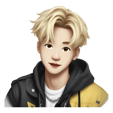 bang chan of stray kids sticker