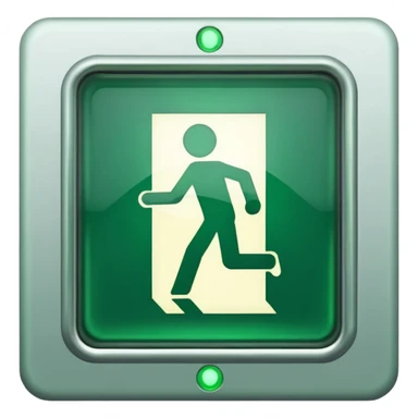 I need exit emoji sticker