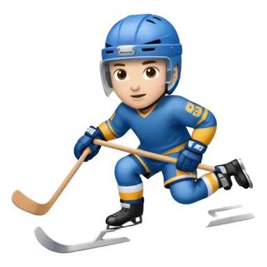 sled para ice hockey sticker