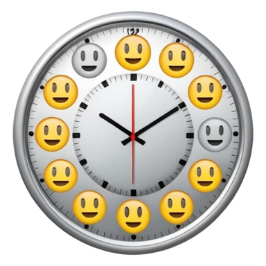 quiero un reloj  de pared 2pm  sticker