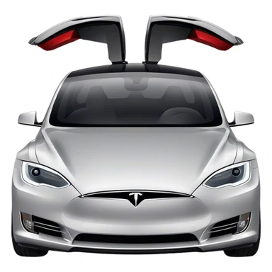 Tesla Model S - Tesla (Model Year: 2022) (Iconic colour: Silver) sticker