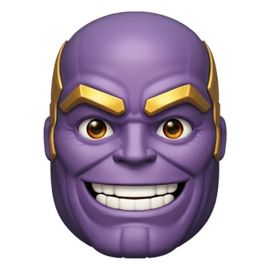 thanos zesty smile sticker