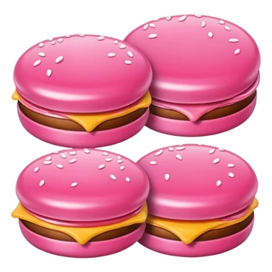 pink food sticker