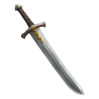 Zweihander greatsword sticker