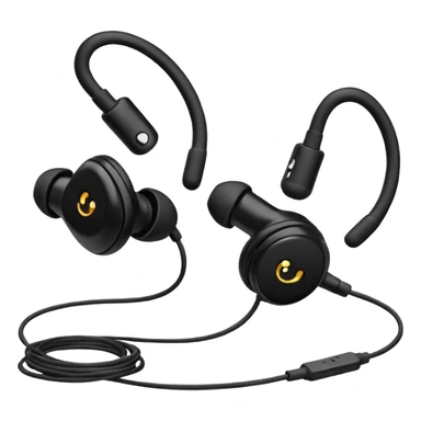 old wired earphones sticker