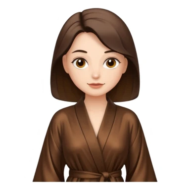 espresso colored silk robe short womens sticker