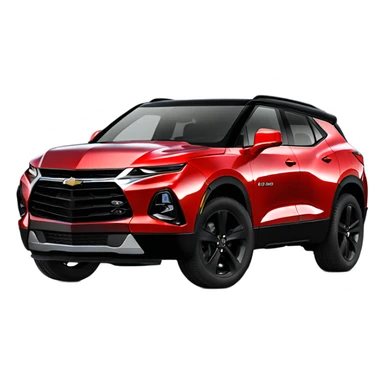 2020 red Chevrolet blazer black wheels sticker