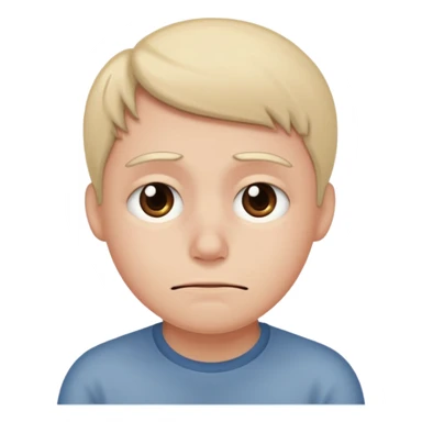 Quiero q sea una carita trizte q este mal pero q se vea feliz y en el fondo mal osea algo asi sticker