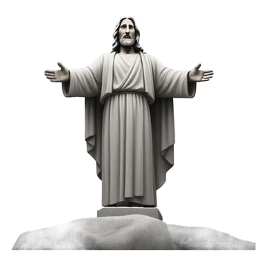 Christ the redeemer Brazil statue sticker