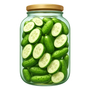a jar of pickled cucumbers






 sticker