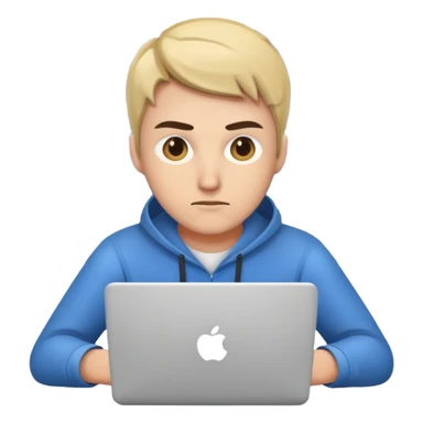 frontend developer doing coding  sticker