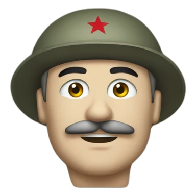 Josef Staline sur un tank sticker