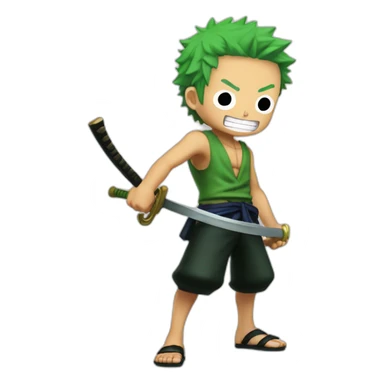 One piece  zoro sticker