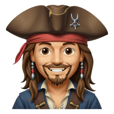 kaptan jack sparrow sticker