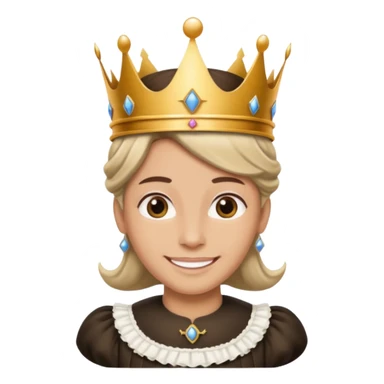 King and maid sticker