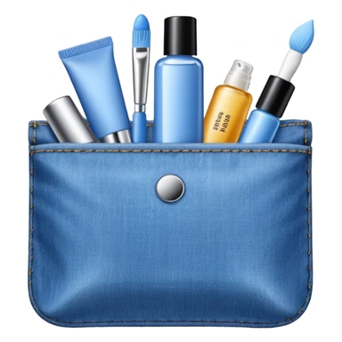 Denim skincare kit sticker