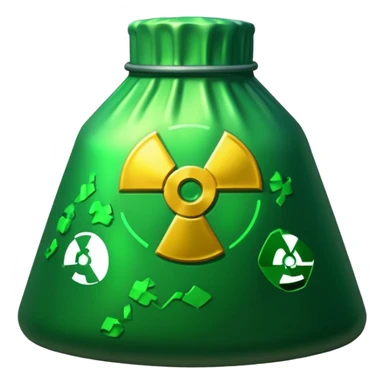 nuclear waste sticker
