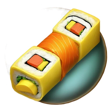 Omelette Sushi sticker