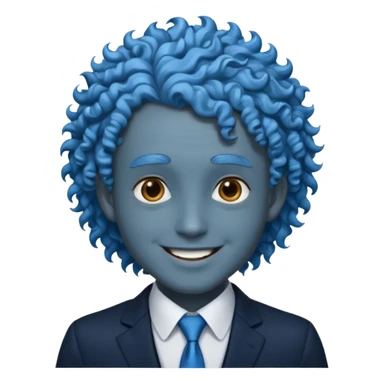 ethereal-pastel-transparent-translucent-gorgeous-spectral-dark-greyish-blue-whitish-gloomy-man-with-blue-curly-hair-with-a-beautiful-black-suit sticker