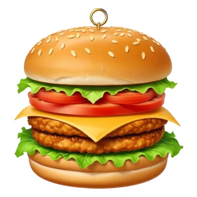 Spicy stacked chicken sandwich sticker