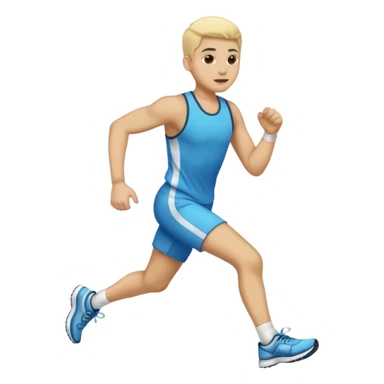 Une personne qui court sticker