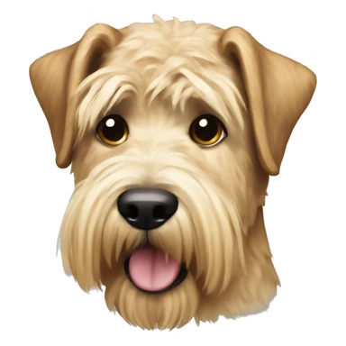 Wheaten Terrier dog  sticker