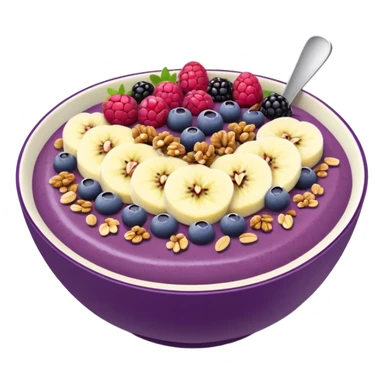 açaí smoothie bowl sticker