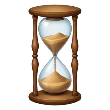 Hourglass sticker