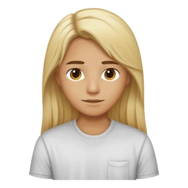 horse with long blonde hair and shirt sticker