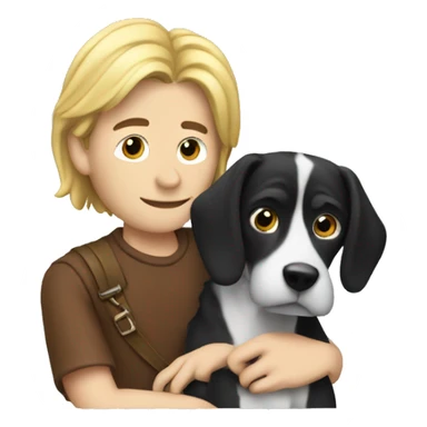 Kurt with dog sticker