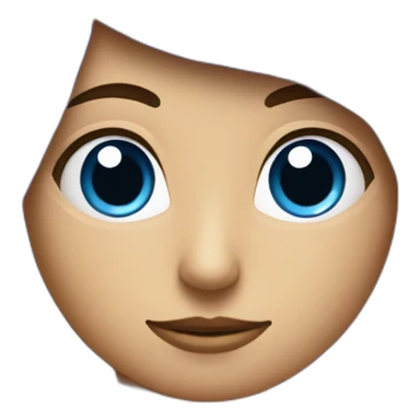 buho morado y azul futurista sticker