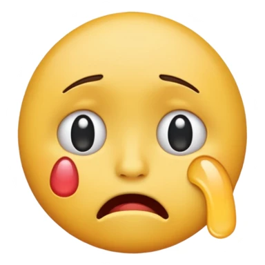 A crying emoji that is drepatic looking sticker