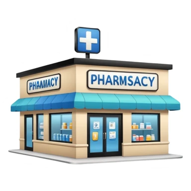 Please create an image of the pharmacy.
Dugstore, Pharmacy. There's no writing on it
Just an image that can show that it's a pharmacy sticker