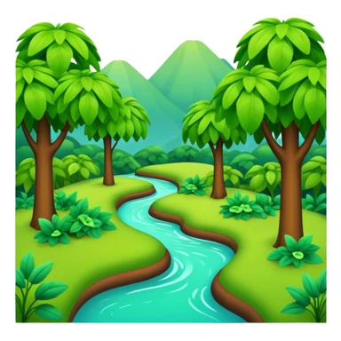 3d nature pic for iphone sticker