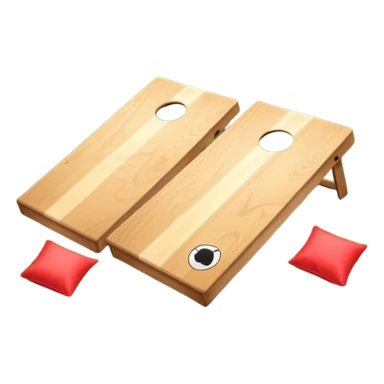 Cornhole board sticker